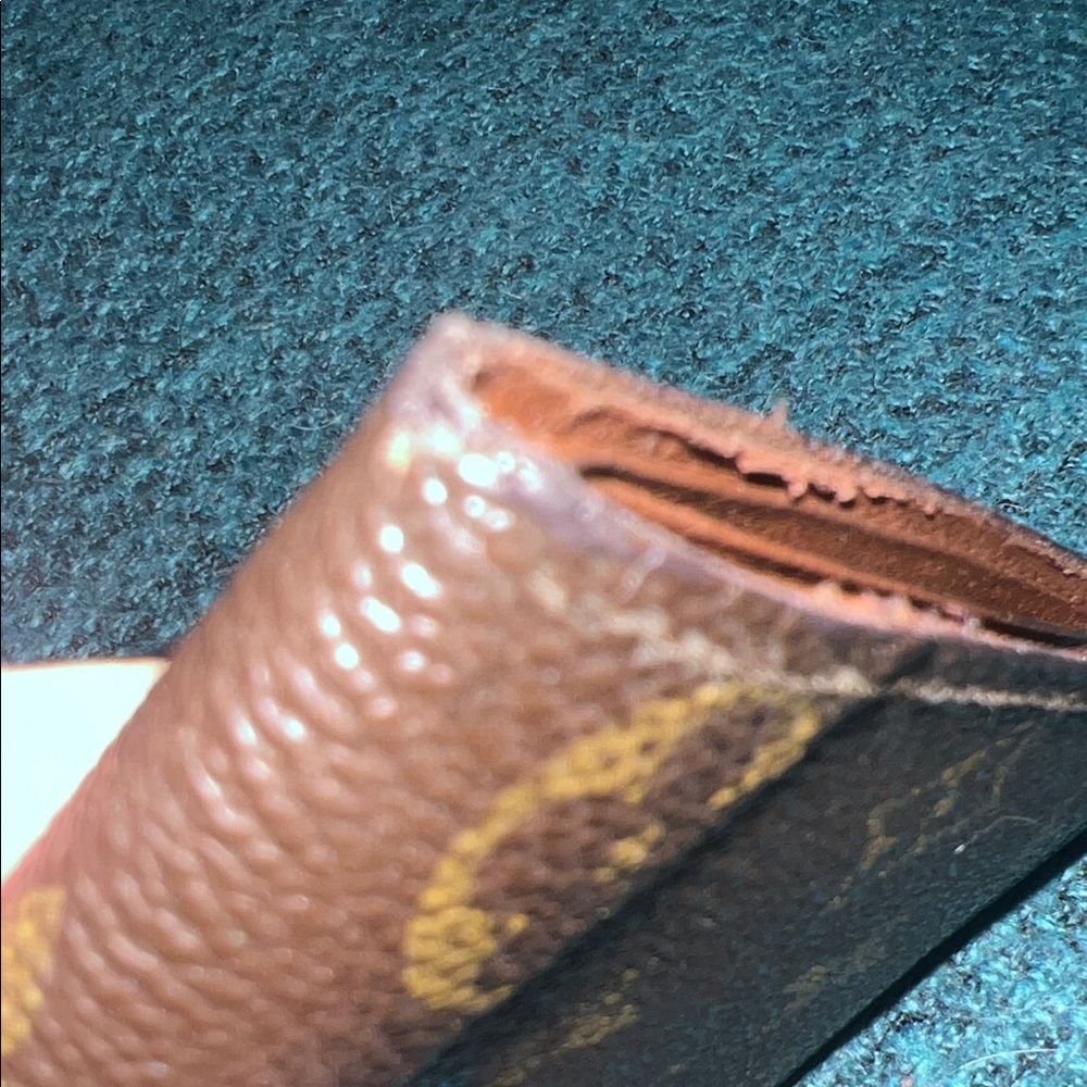 Louis Vuitton Dark Brown Monogram folding wallet - Picture 9 of 13